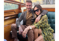 David e Victoria Beckham in visita a Venezia
