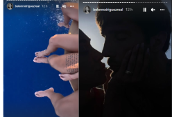 Belen Rodriguez e Stefano de Martino: finalmente il bacio social!