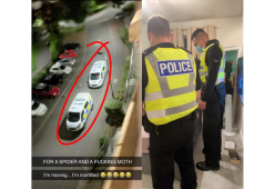 Scozia: vede un ragno e urla così forte che arriva la polizia