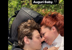 Andrea Delogu e la prima foto sui social con il nuovo fidanzato