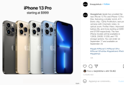 Presentato l’iPhone 13 pro: ecco quando sarà disponibile in Italia 
