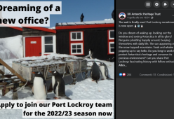 Antartide: l’ufficio postale più remoto del mondo cerca personale