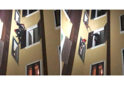 Milano: carabinieri acrobati rincorrono il ladro passando dai cornicioni

