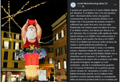 Modena: compare il Babbo Natale in tutù ed è polemica