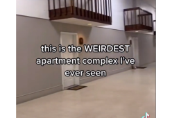 Avete mai visto un condominio con i balconi all’interno? 

