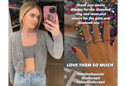 Fedez ha regalato a Chiara Ferragni un anello di diamanti da capogiro