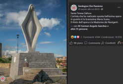 La statua della Madonna a Santa Teresa di Gallura assomiglia a una vulva

