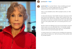 Jane Fonda ha il cancro: “Sono fortunata perché mi posso curare”