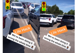 Un utente di Tik Tok ci svela come parcheggiare bene l’auto