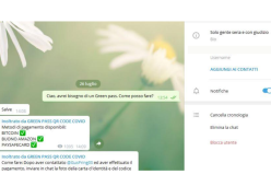 Allarme Green Pass falsi:  venduti a 100 euro su Telegram