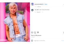 Le prime foto di Ryan Gosling in versione Ken di Barbie