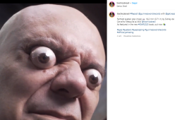 C’è un uomo che riesce a fare uscire gli occhi dalle orbite