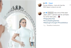Jennifer Lopez saluta l’anno nuovo con foto inedite del matrimonio con Ben Affleck
