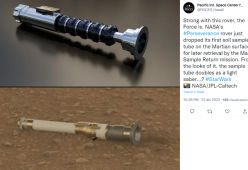Star Wars: c’è una spada laser abbandonata su Marte? 
