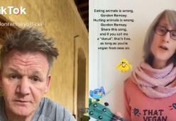 La risposta di Gordon Ramsay a una ragazza vegana