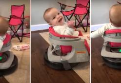 Pulizie e intrattenimento in un colpo solo: la soluzione "geniale" di un papà
