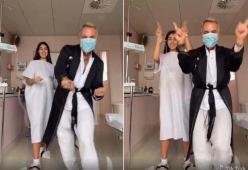 Gianluca Vacchi: irresistibile balletto in sala parto con la sua Sharon