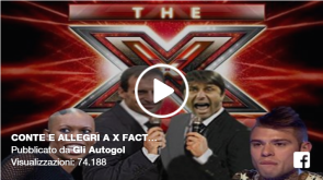 Conte a X FACTOR: “ Mo' mi hai rotto le p…. E fammi cantare!”