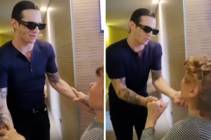 Achille Lauro sorprende la fan 100enne: il video dell’incontro