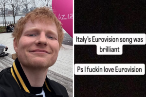 Ed Sheeran: il messaggio in sostegno di Lucio Corsi all’Eurovision