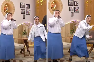 Suora brasiliana spopola sul web con un'esibizione di beatbox