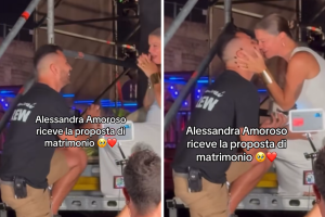Alessandra Amoroso, proposta di matrimonio sul palco durante il tour