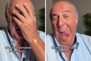 Gerry Scotti sempre più virale su TikTok: spopola il trend “Oh no…”
