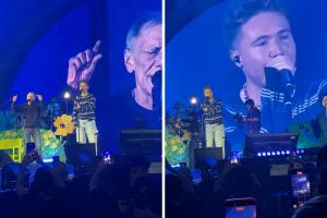 Alfa ripropone a Milano il duetto di Sanremo con Roberto Vecchioni Alfa ripropone a Milano il duetto di Sanremo con Roberto Vecchioni