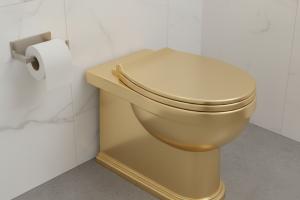 All’asta per 10 milioni il water con 100 kg d’oro di Cattelan