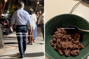 Ground Beef O'Clock: il meme virale della carne macinata su TikTok