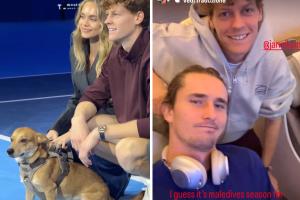 Sinner incontra Zverev sul volo: lui spoilera dove andrà in vacanza