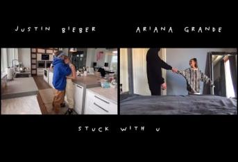 Justin Bieber e Ariana Grande insieme per beneficenza: ecco il video di Stuck with u