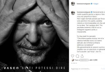 Tutto Esaurito: Lorenzo Rossi, figlio di Vasco, apprezza l'ultima canzone del padre... Grazie alla nostra ciurma!
