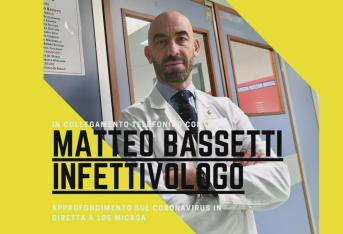 Coronavirus: l'infettivologo Matteo Bassetti interviene a 105 Mi Casa