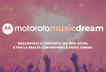 Con Motorola Music Dream e Radio 105 prova a vincere un’esperienza musicale da sogno!