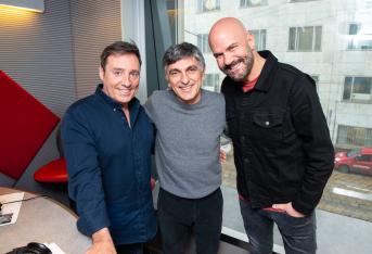 Vincenzo Salemme a 105 Friends per presentare lo spettacolo "Con tutto il cuore"