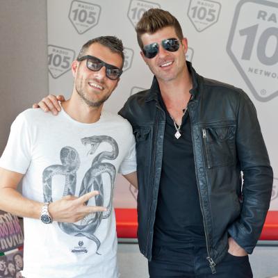 Robin Thicke nel salotto internazionale di Max Brigante PT1
