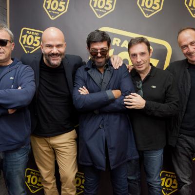 Pierfrancesco Favino, Claudio Amendola e Stefano Sollima, protagonisti e regista del film "Suburra", ospiti di Tony e Ross PT1