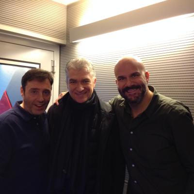 Gioele Dix ospite di Tony e Ross per presentare lo spettacolo teatrale "Il malato immaginario" PT1