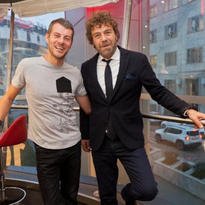 Massimo Ciavarro ospite di Max Brigante per lo spettacolo teatrale "Un'ora di  tranquillità" 