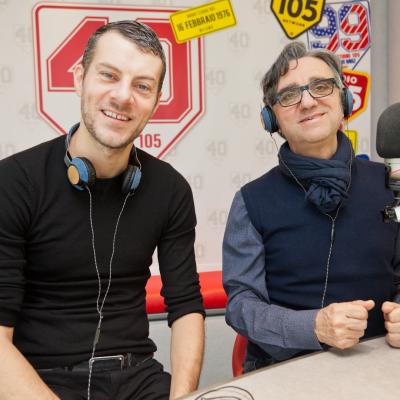 Gaetano Curreri degli Stadio ospite di Max Brigante a 105 Mi Casa