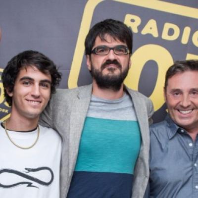Roan Johnson, Blu Yoshimi e Luigi Fedele  (regista e protagonisti del film "Piuma")  ospiti di Tony e Ross