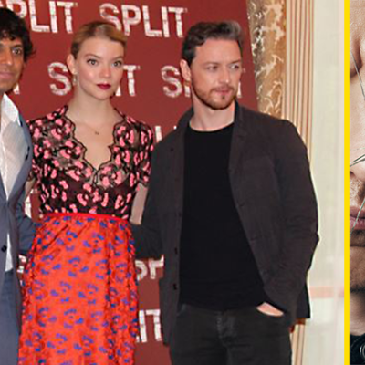 Night Shyamalan, James McAvoy e Anya Taylor-Joy, regista e protagonisti del film "Split" ospiti di Tony e Ross 