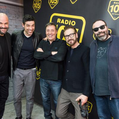 Alessandro Gassman, Massimiliano Bruno e Marco Giallini , il cast di "Beata Ignoranza" da Tony e Ross