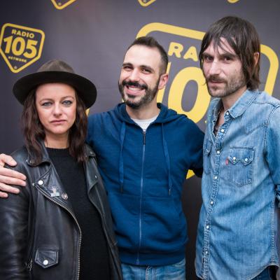 Francesco Bianconi e Rachele Bastreghi dei Baustelle a 105 Night Express