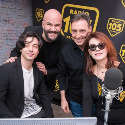 Elena Sofia Ricci e Guglielmo Poggi: i "Tuttofare" ospiti a 105 Friends