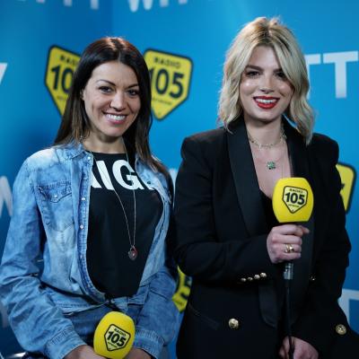Emma Marrone con Ylenia nel backstage di Amici 17