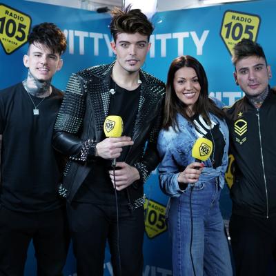 I The Kolors con Ylenia nel backstage di Amici 17