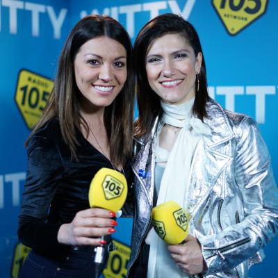 Elisa con Ylenia nel backstage di Amici 17 pt. 1