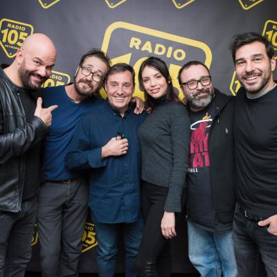 "Non ci resta che il crimine", il cast del film è stato ospite di 105 Friends